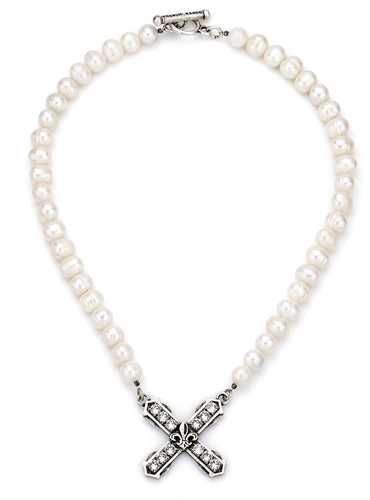 French Kande Pearls with Swarovski French Kiss